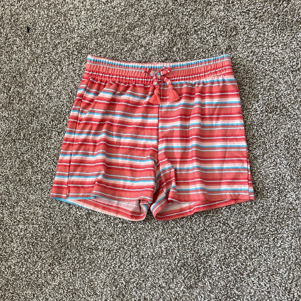 multicolored striped shorts